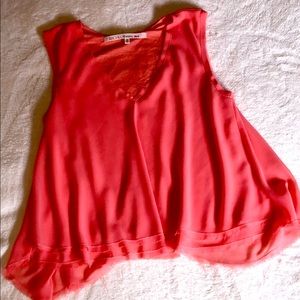 Coral RACHEL Rachel Zoe blouse